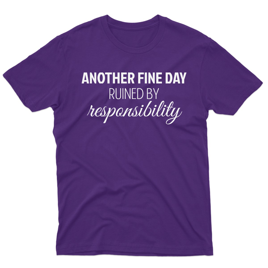 Another Fine Day Men's T-shirt | Purple