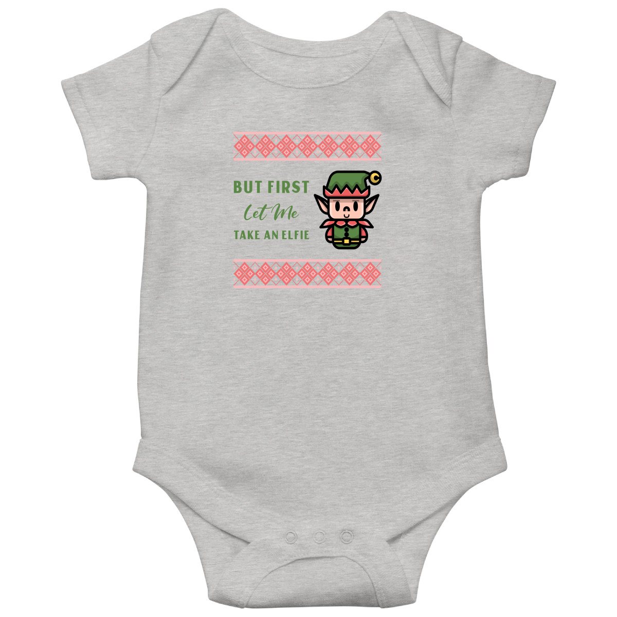 But First Let Me Take an Elfie Baby Bodysuits