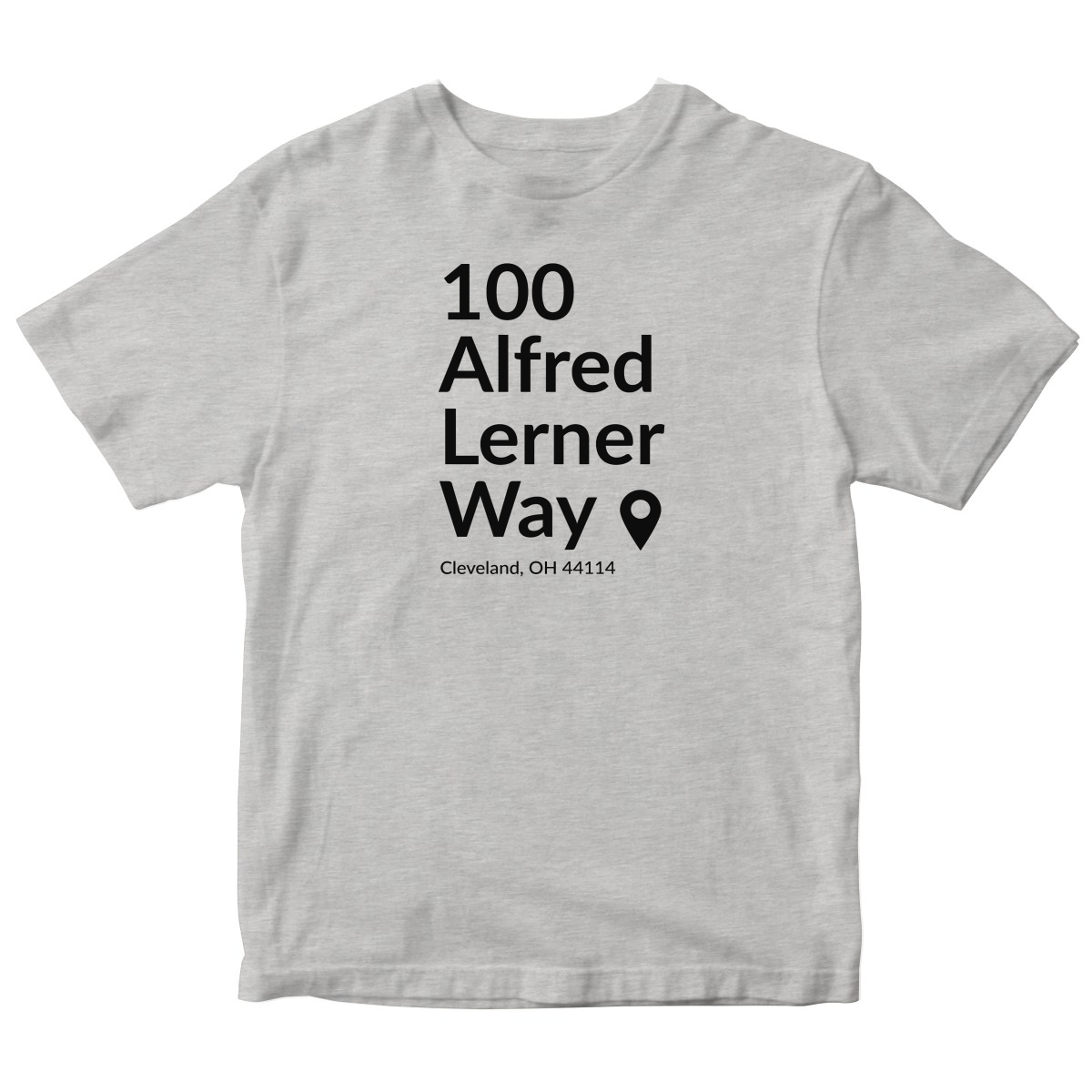 Cleveland Football Stadium Kids T-shirt | Gray