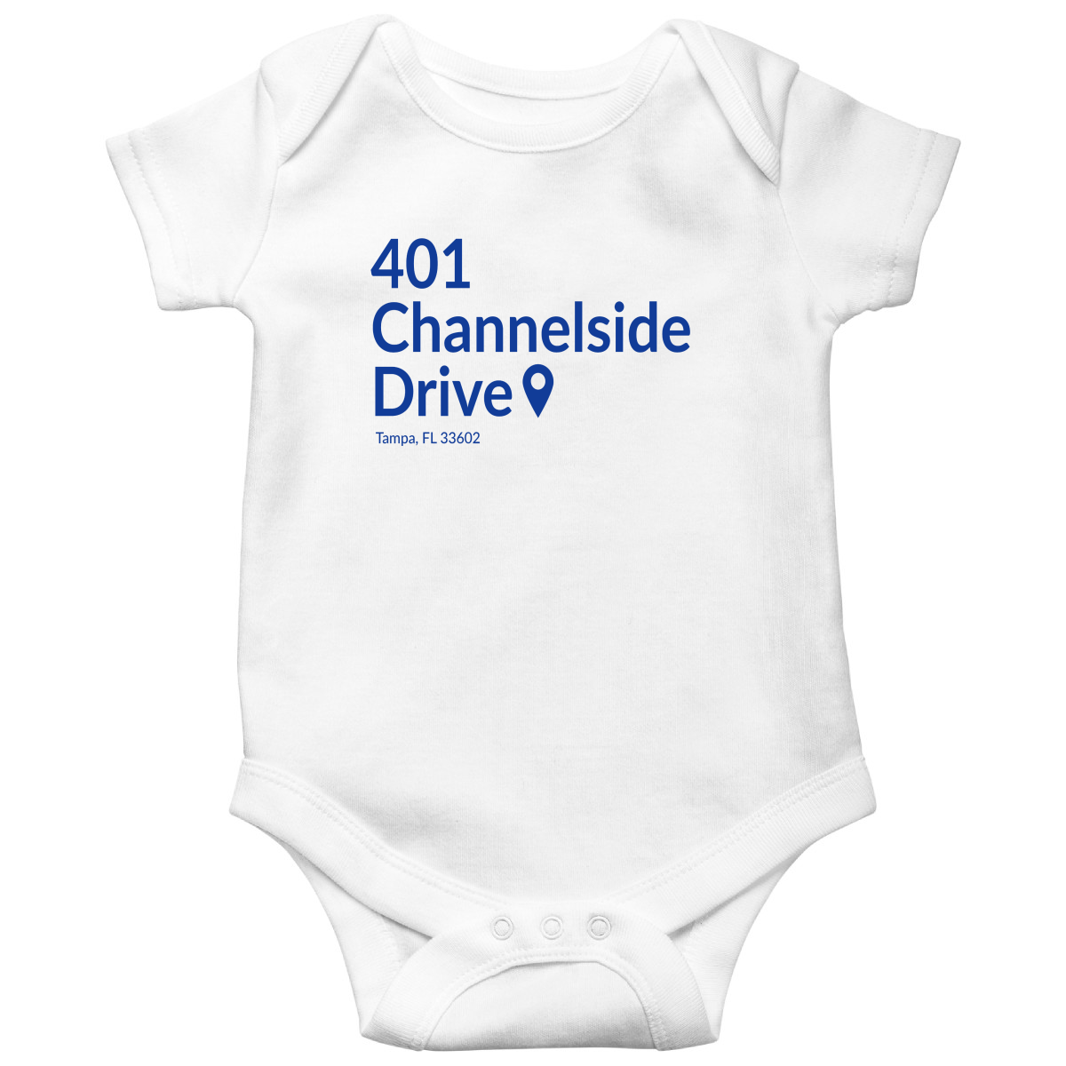 Tampa Bay Hockey Stadium Baby Bodysuits | White