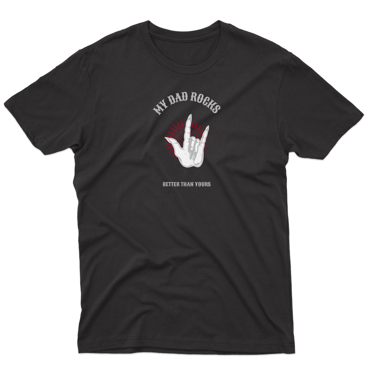 My Dad Rocks Men's T-shirt | Black