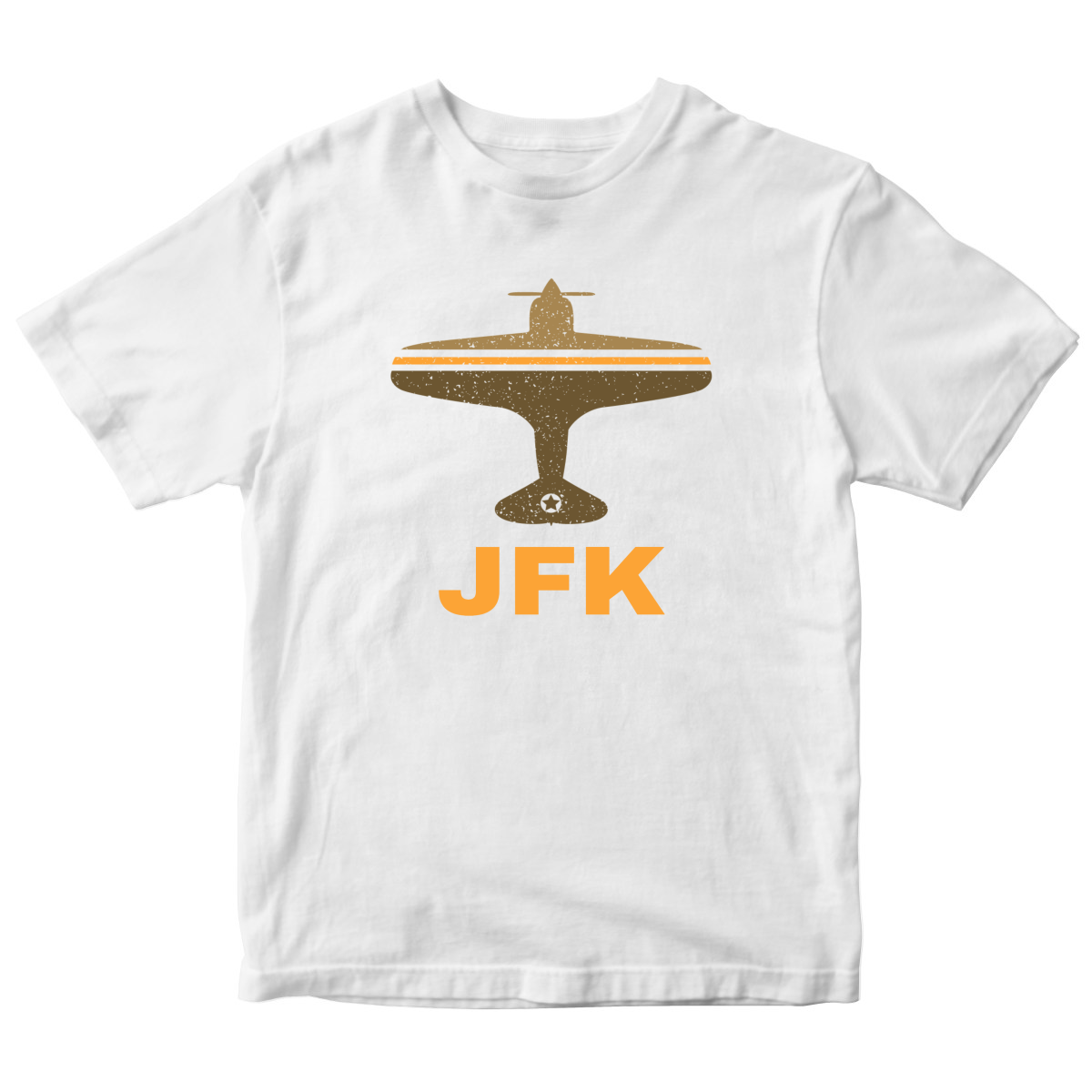 Fly New York JFK Airport Kids T-shirt | White