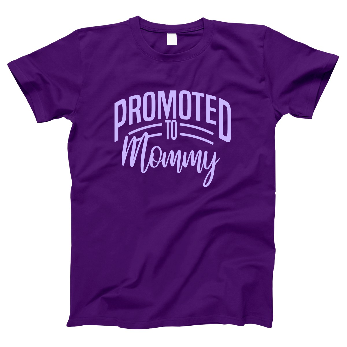 Promoted to Mommy Women's T-shirt | Purple