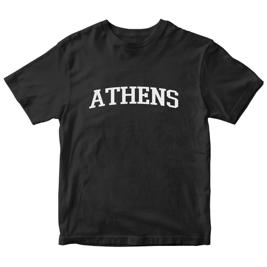 Athens Kids T-shirt | Black