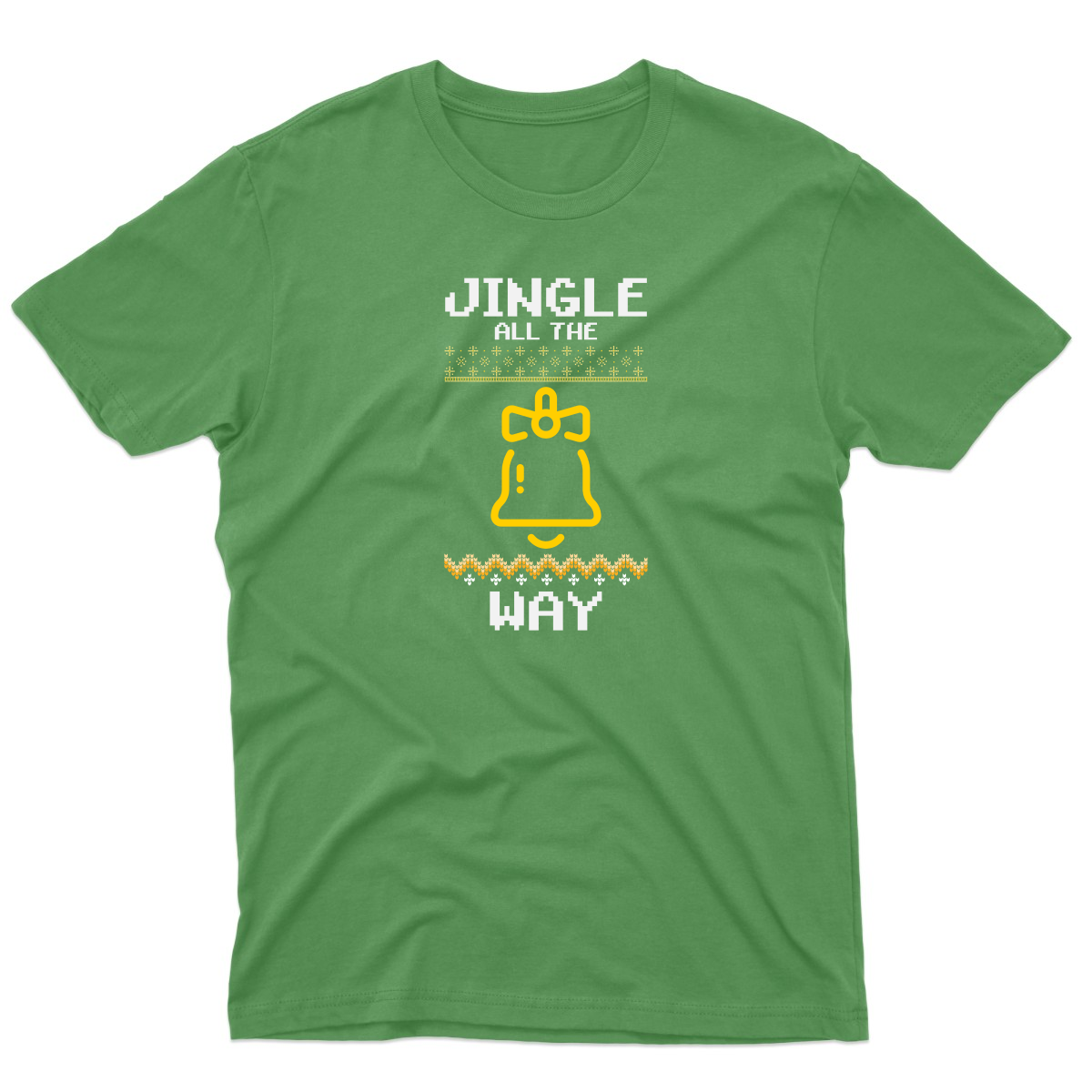 Jingle All the Way! Men's T-shirt | Green