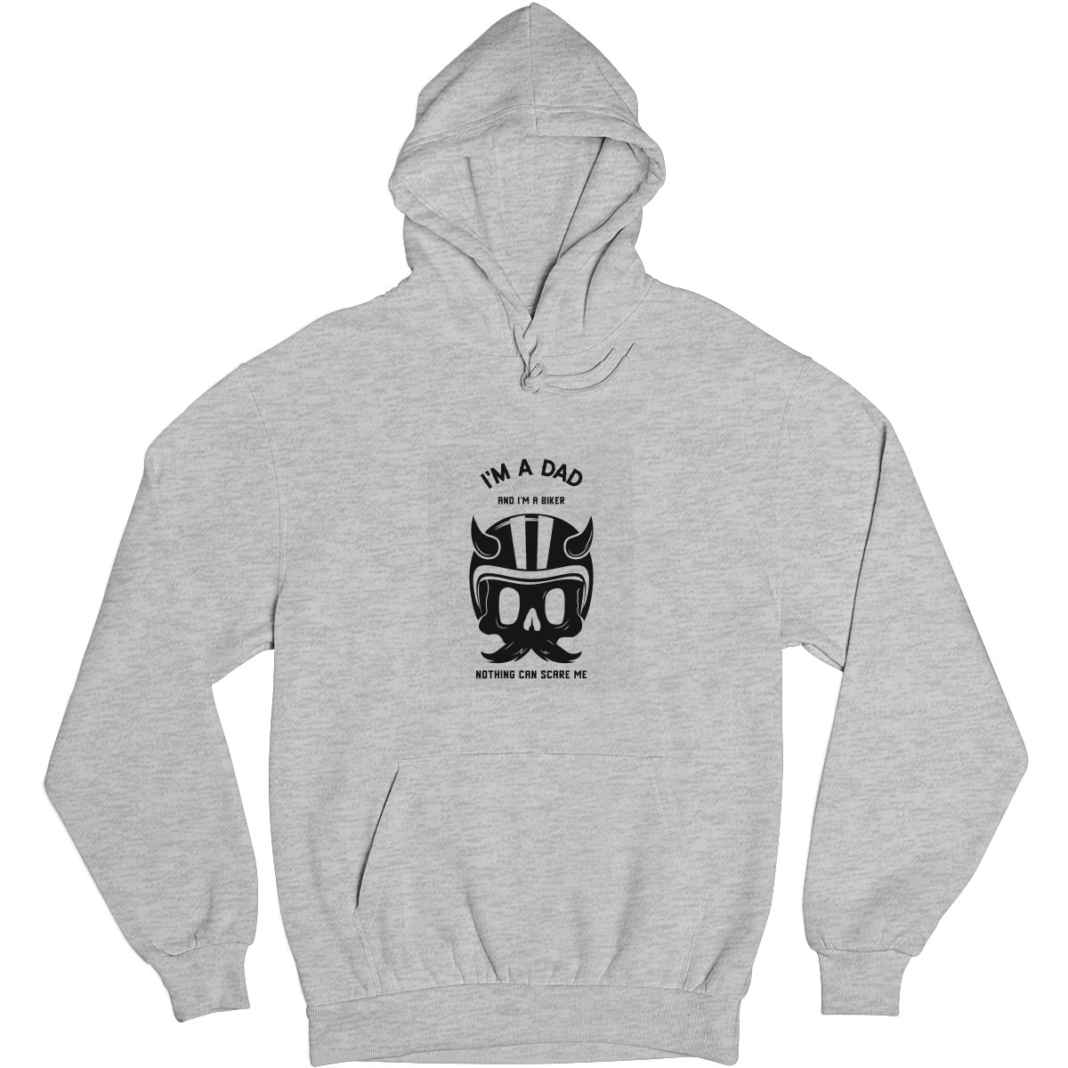 I'm a dad and a biker Unisex Hoodie | Gray