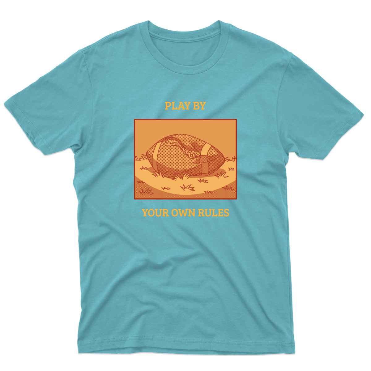 Play By Your Own Rules Men's T-shirt | Turquoise