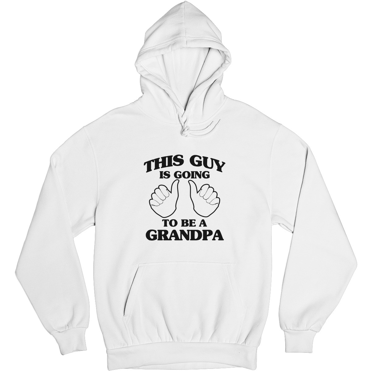 This Guy Is Going To Be A Grandpa Unisex Hoodie | White
