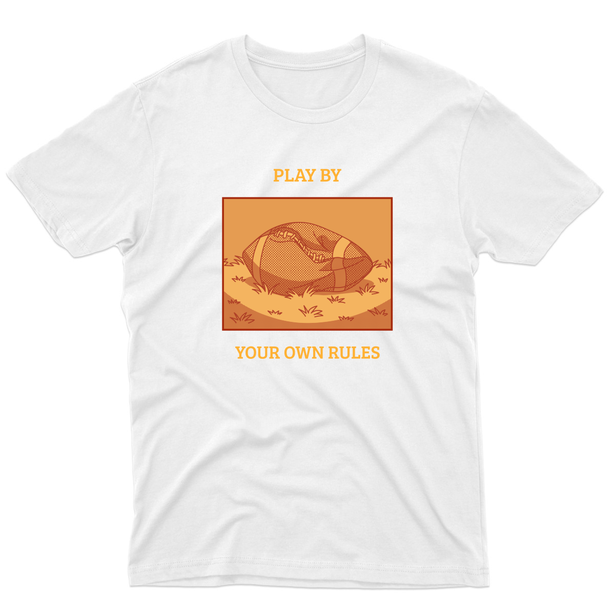 Play By Your Own Rules Men's T-shirt | White