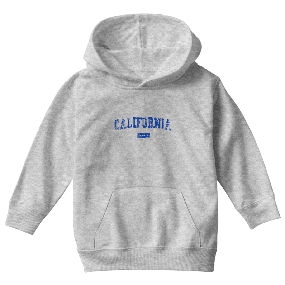California Represent Kids Hoodie | Gray