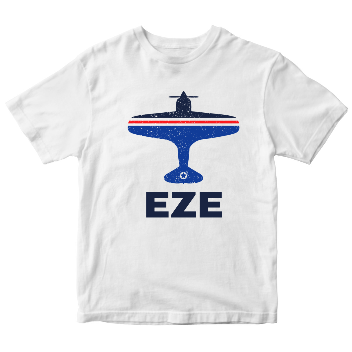 Fly Buenos Aires EZE Airport Kids T-shirt | White