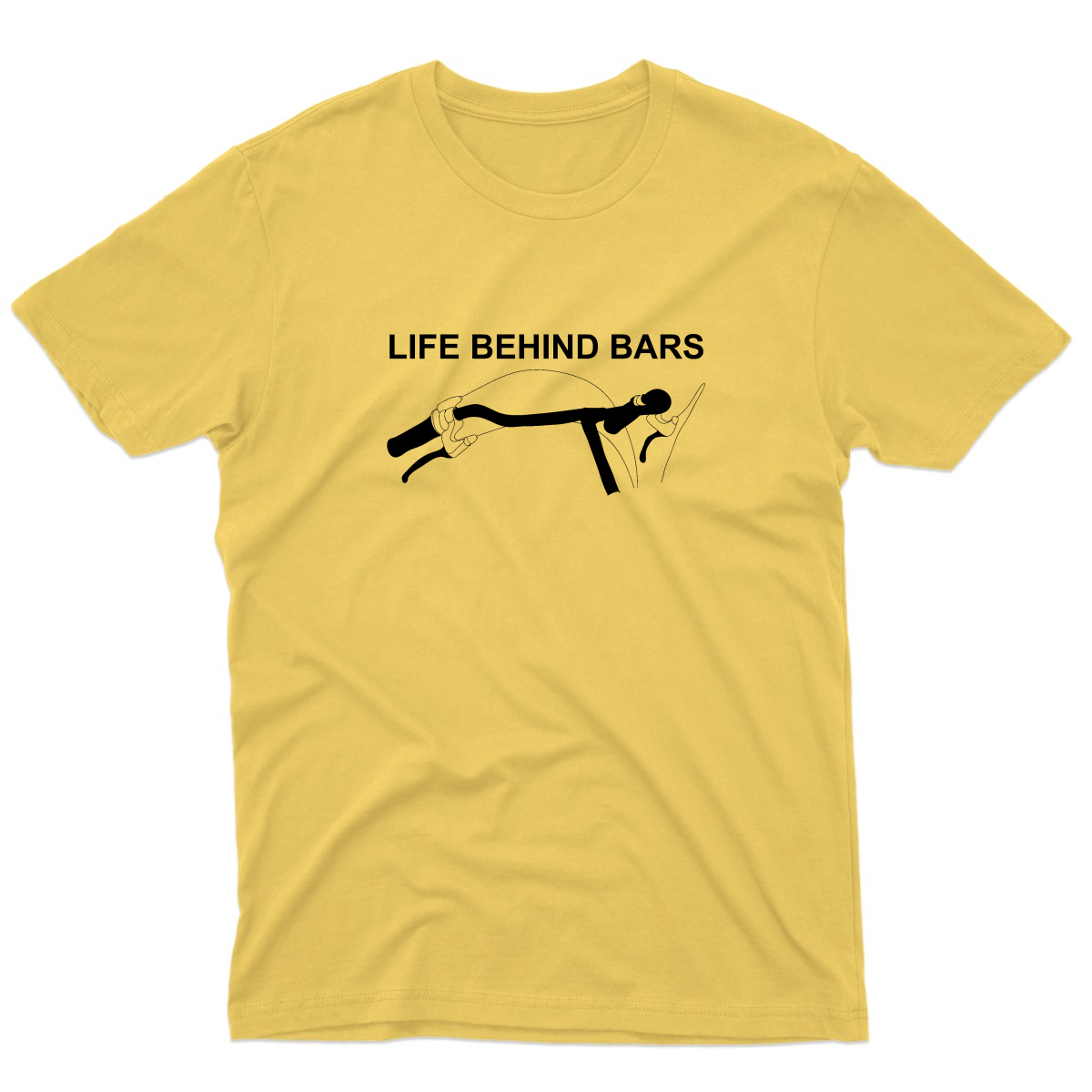Life Behind Bars Men's T-shirt | Yellow