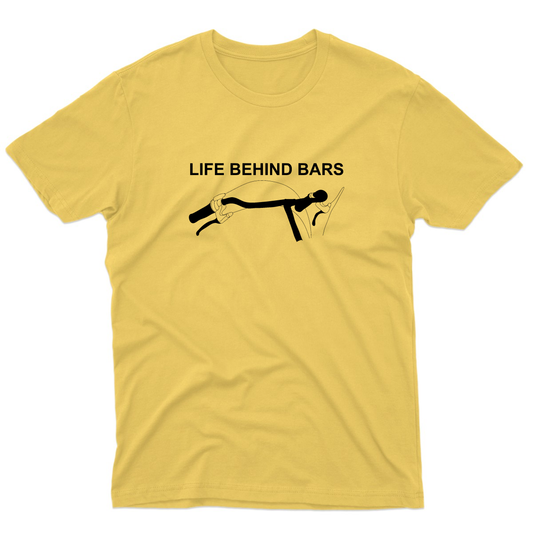 Life Behind Bars Men's T-shirt | Yellow