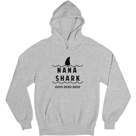 Nana Shark Unisex Hoodie | Gray