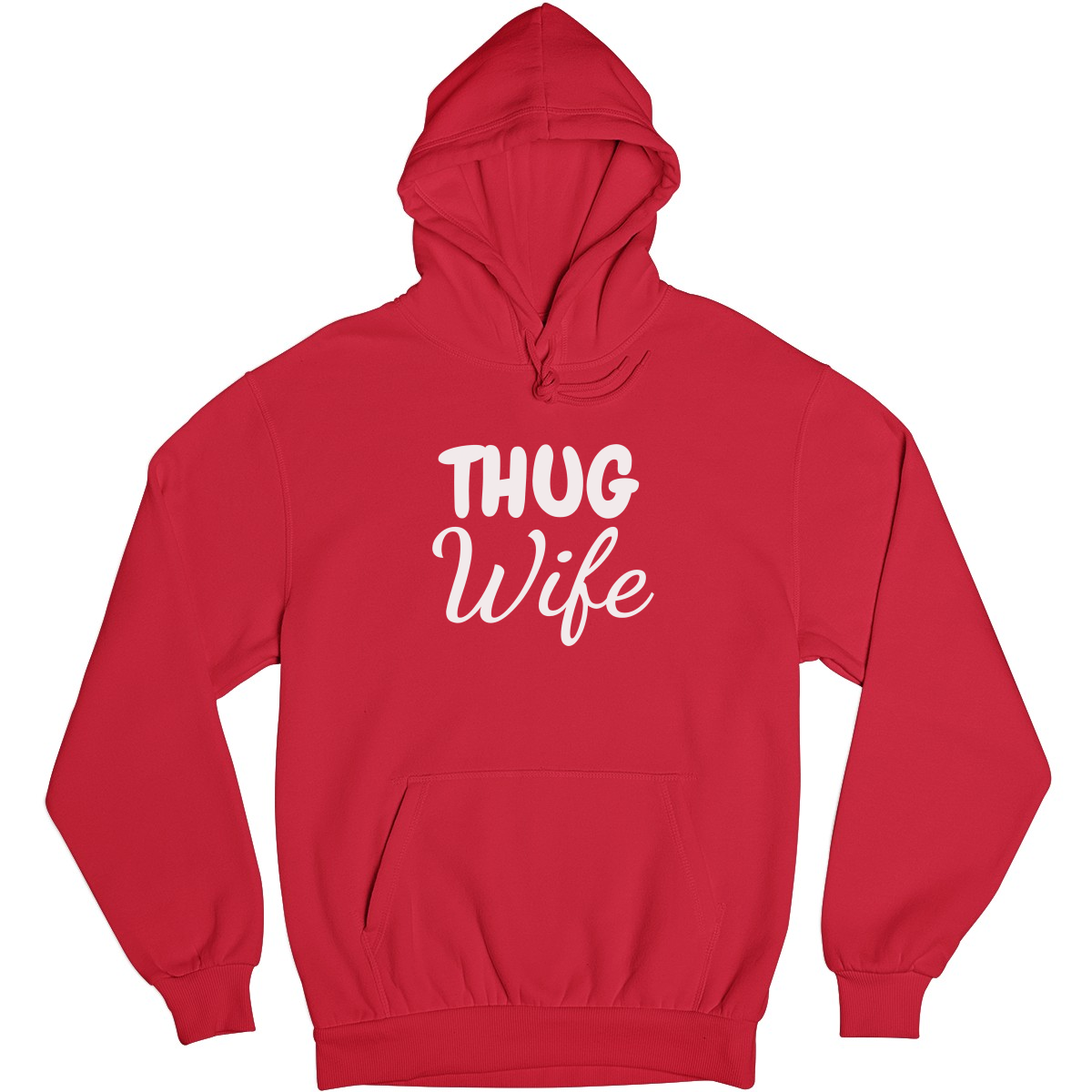 Thug Wife  Unisex Hoodie | Red