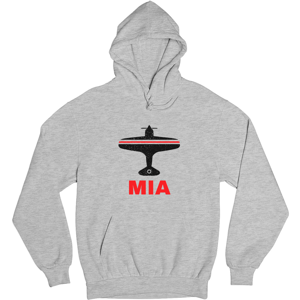 Fly Miami MIA Airport Unisex Hoodie | Gray