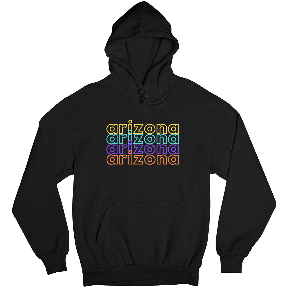 Arizona Unisex Hoodie | Black