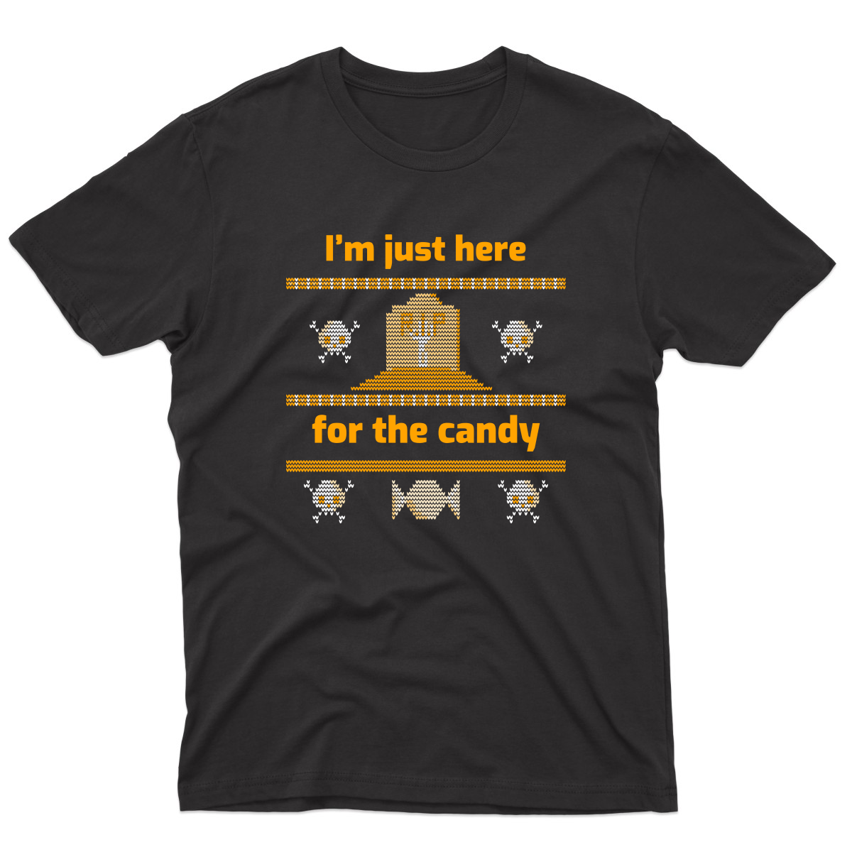 I'm Just Here For the Candy Men's T-shirt | Black