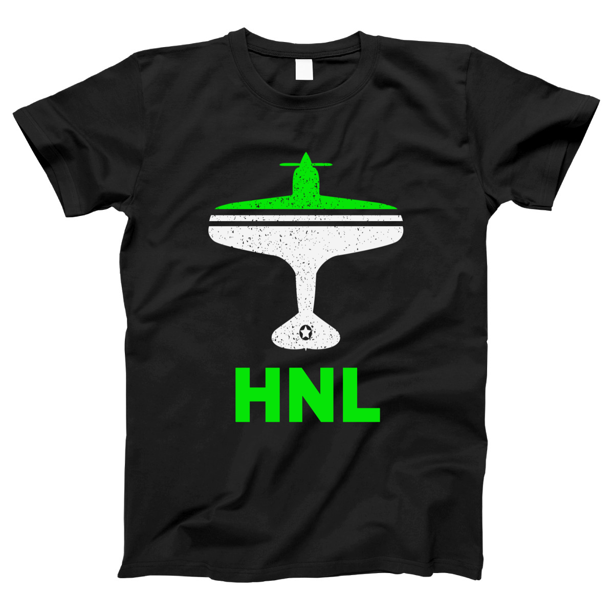 Fly Honolulu HNL Airport Women's T-shirt | Black