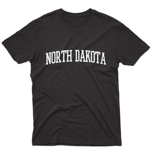 North Dakota Men's T-shirt | Black