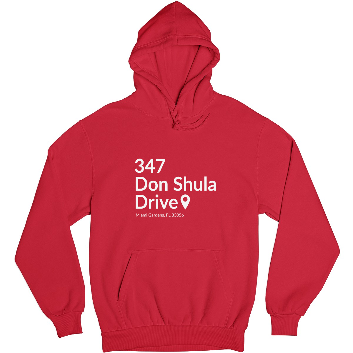 Miami Football Stadium Unisex Hoodie | Red