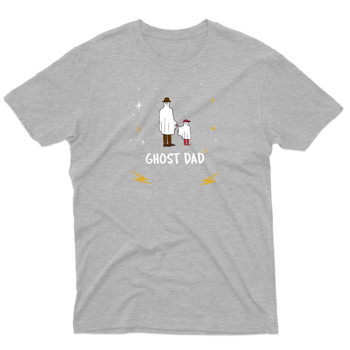 Ghost Dad Men's T-shirt | Gray
