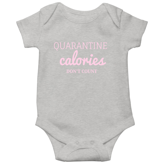 Quarantine Calories  Baby Bodysuits | Gray