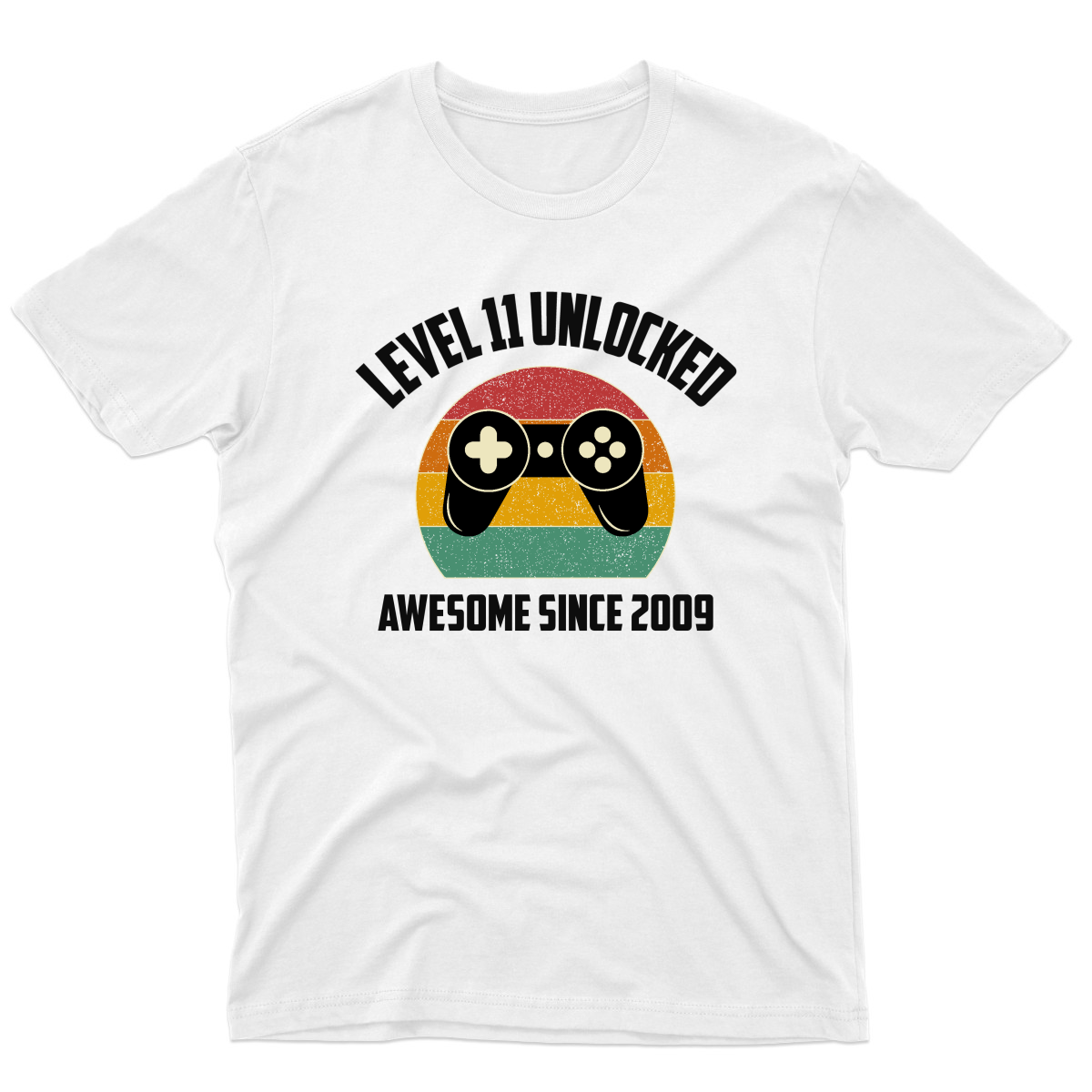 LEVEL 11 UNLOCKED Men's T-shirt | White
