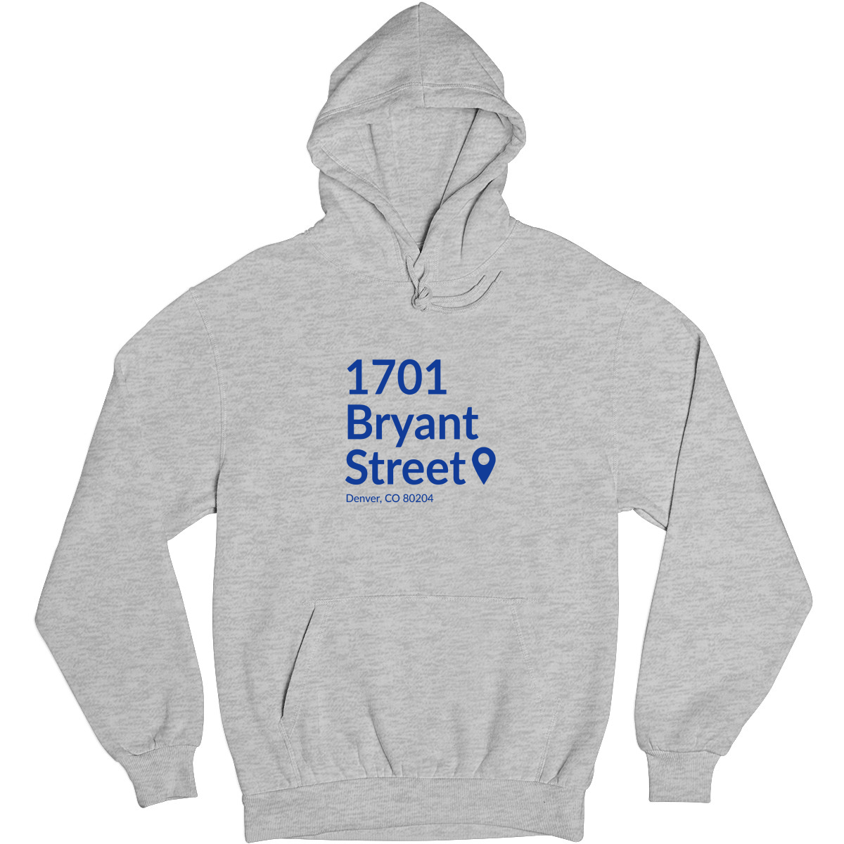 Denver Football Stadium Unisex Hoodie | Gray