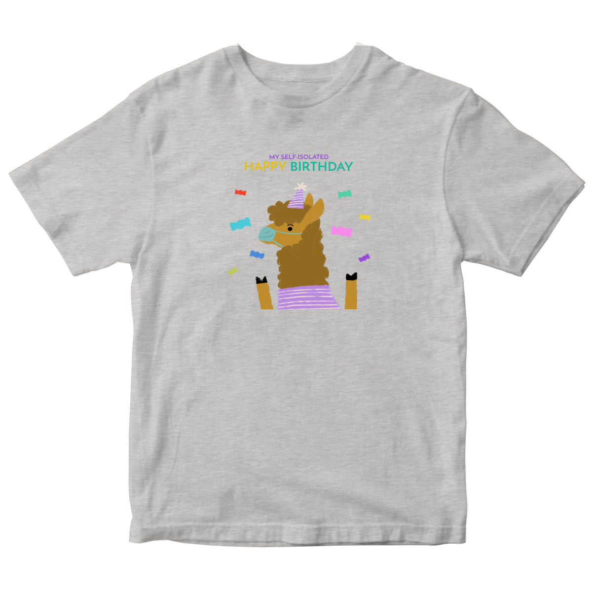 My Self Isolated Toddler T-shirt | Gray