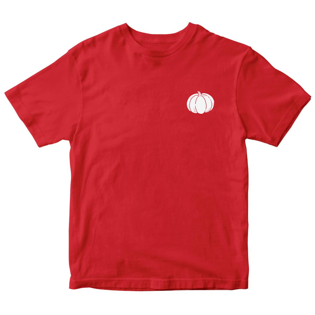 Pumpkin Pocket Kids T-shirt | Red
