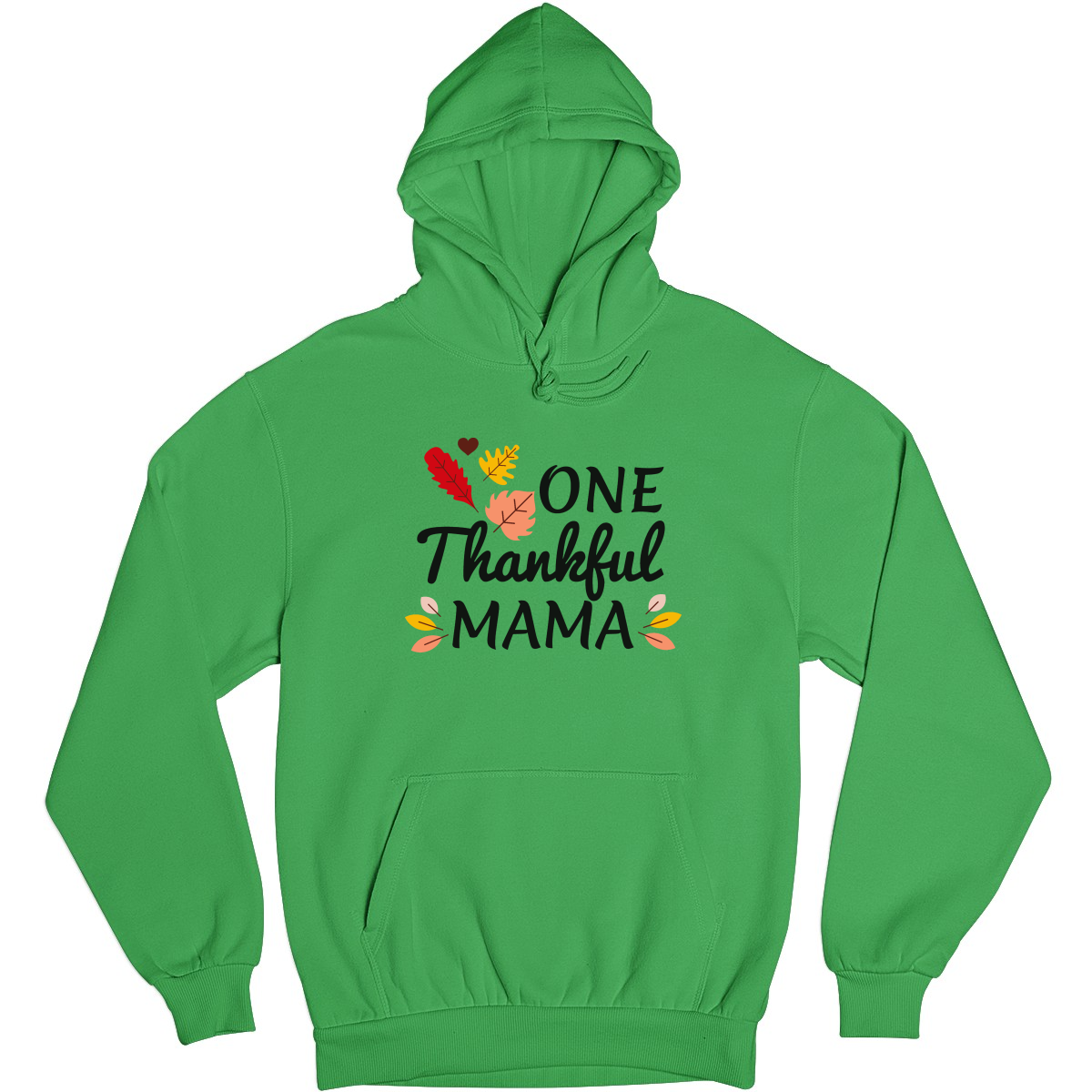 One Thankful Mama Daddy Unisex Hoodie | Green