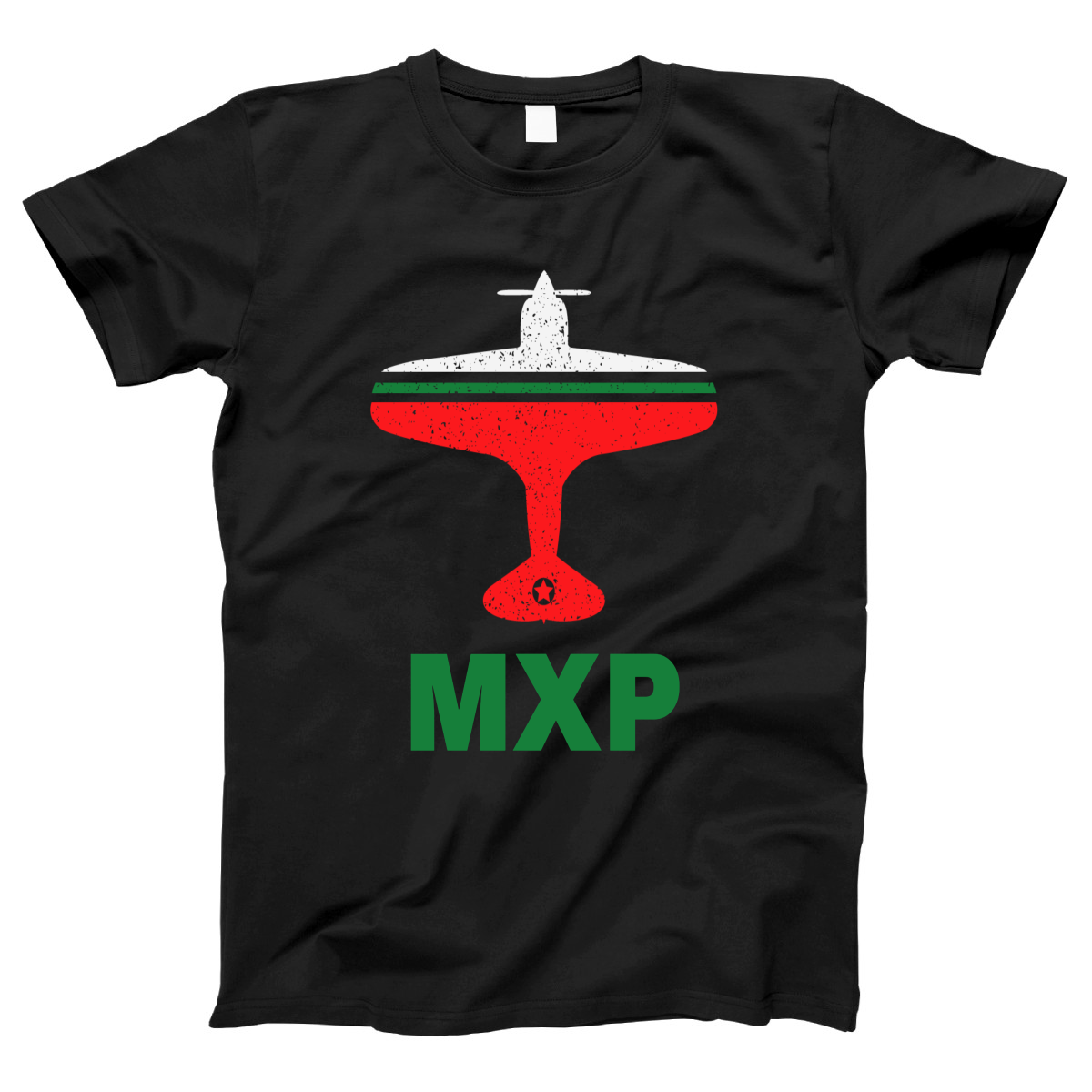 Fly Milan MXP Airport Women's T-shirt | Black