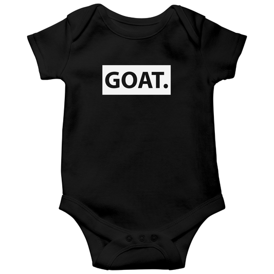 GOAT Baby Bodysuits | Black
