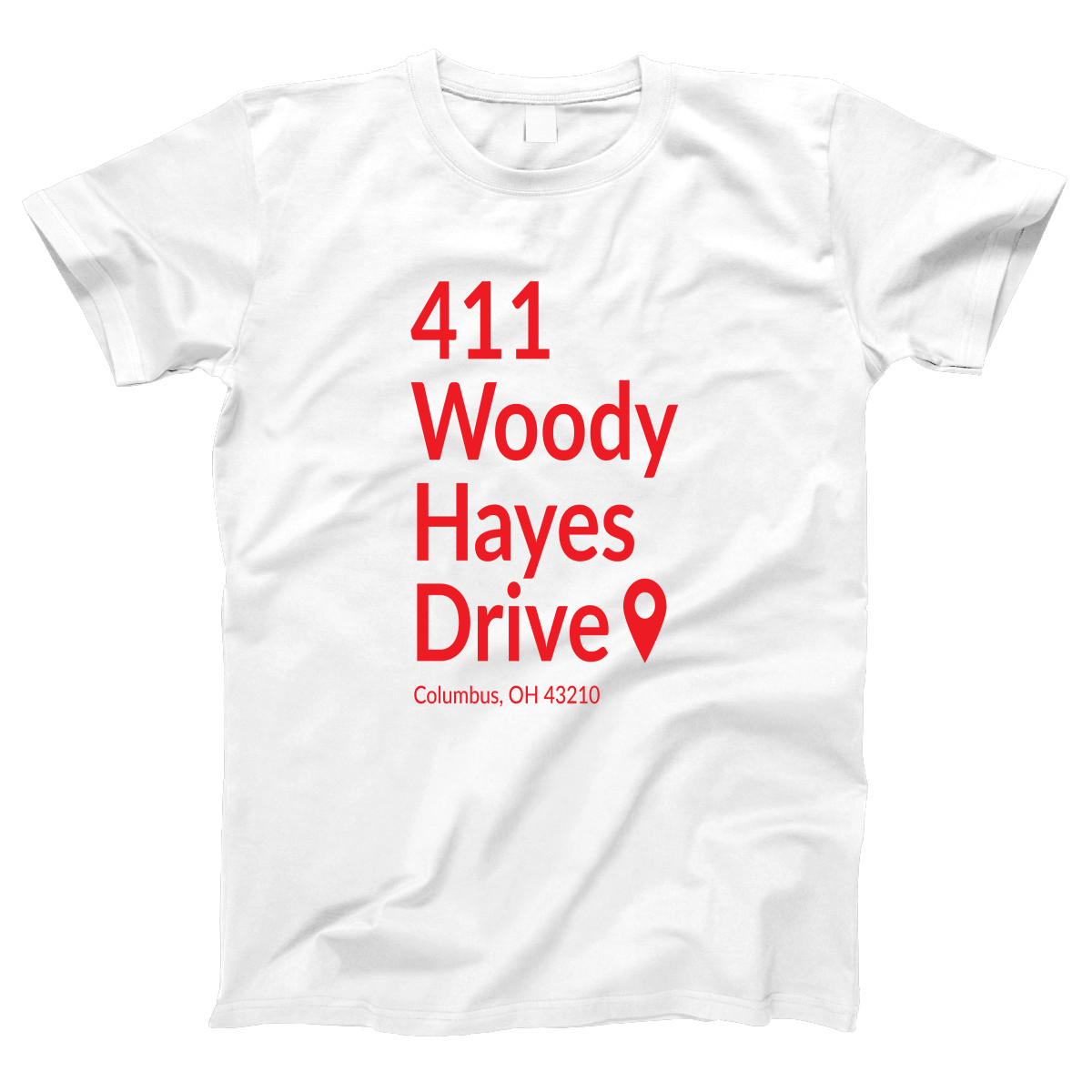 Ohio State Football Stadium Women's T-shirt | White
