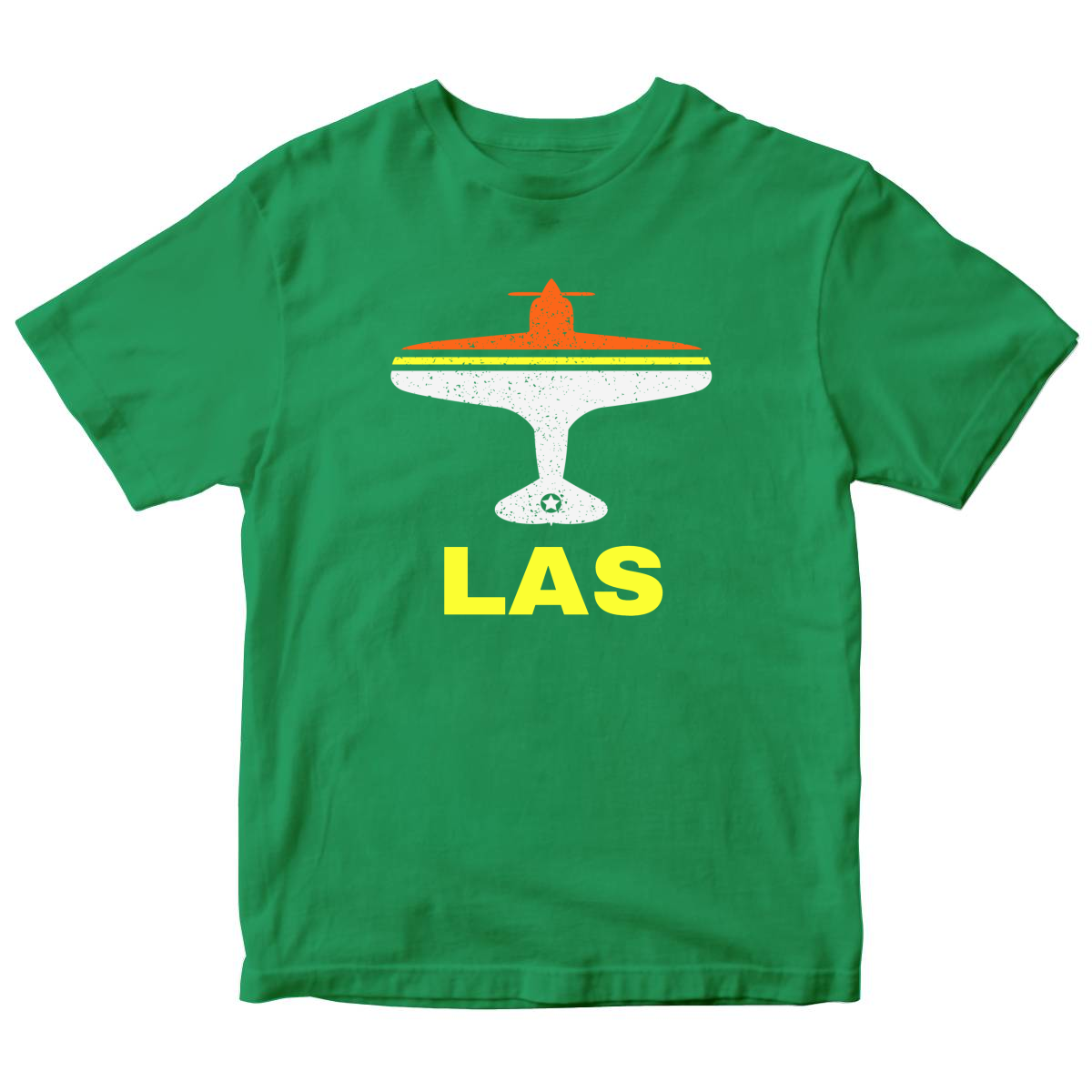 Fly Las Vegas LAS Airport Kids T-shirt | Green