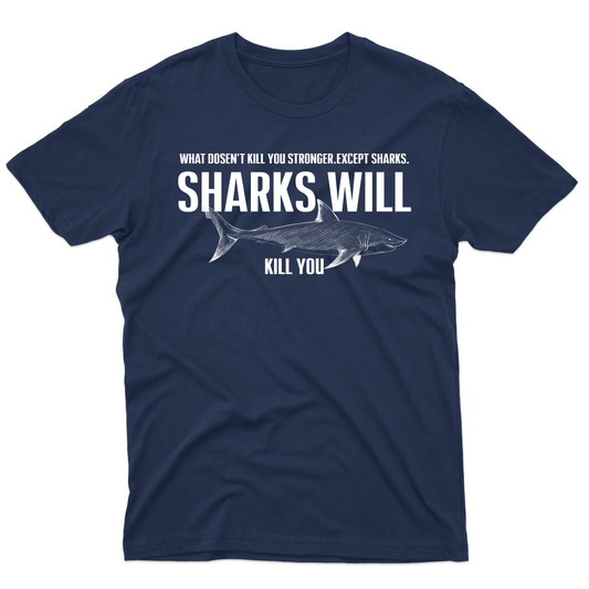 Sharks Men's T-shirt | Navy
