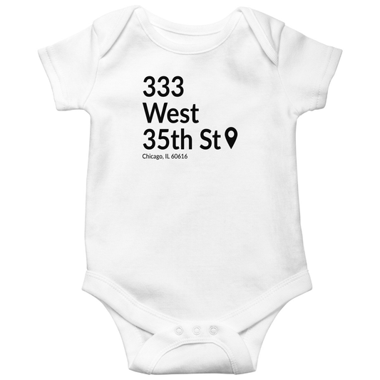 Chicago Baseball Stadium South Side Baby Bodysuits