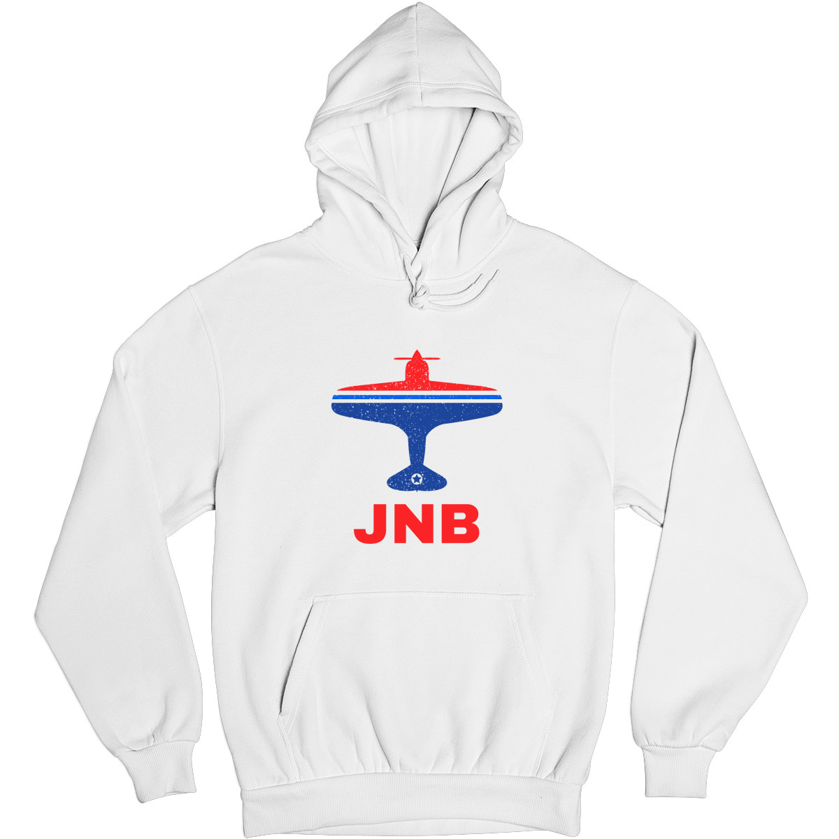 Fly Johannesburg JNB Airport Unisex Hoodie | White