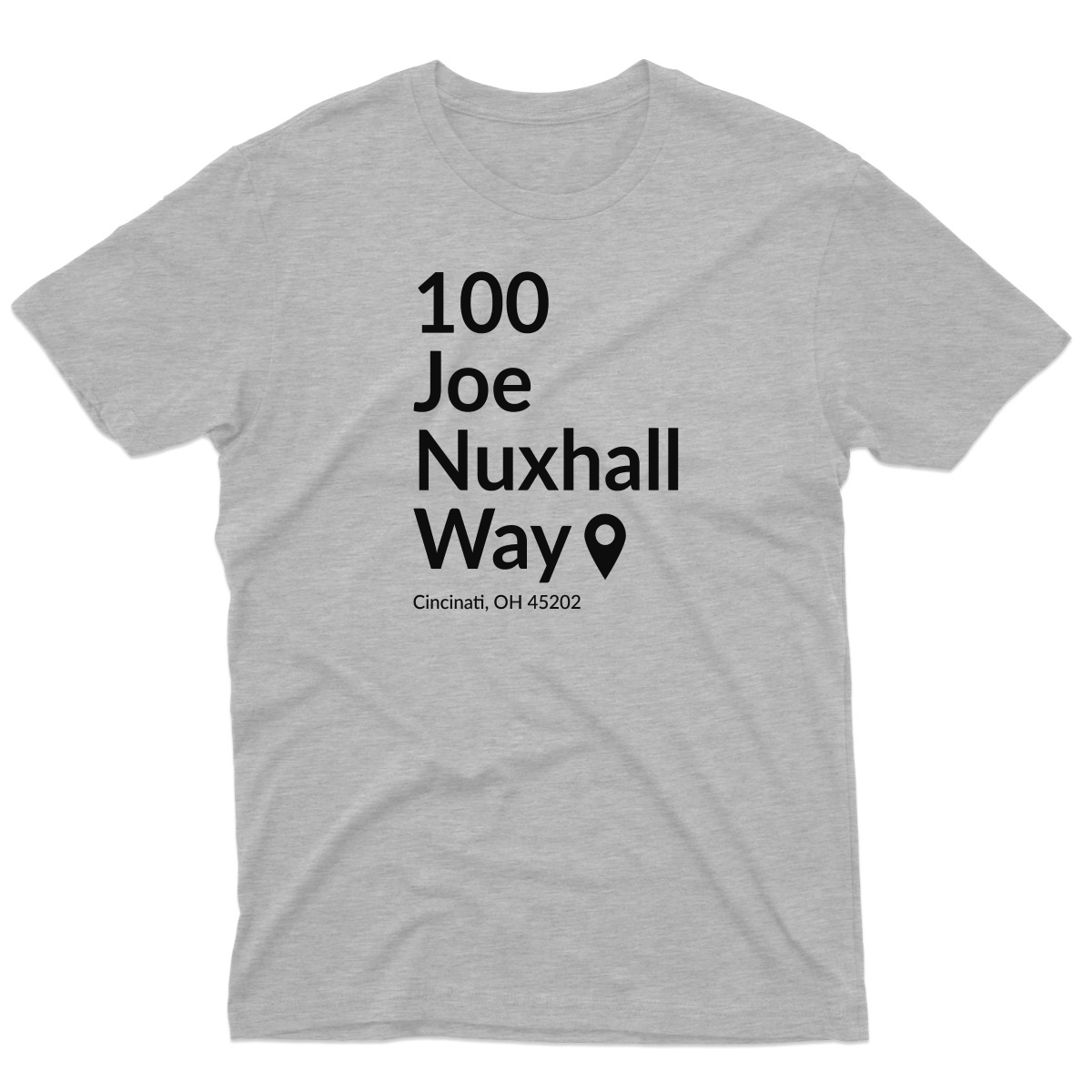 Cincinnati Baseball Stadium Men's T-shirt | Gray