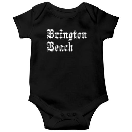 Brighton Beach Gothic Represent Baby Bodysuits | Black