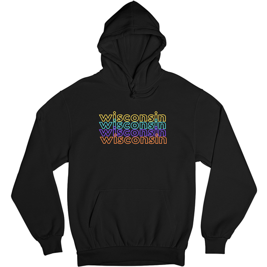 Wisconsin Unisex Hoodie | Black