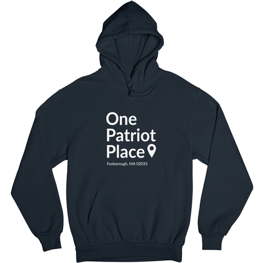 New England Football Stadium Unisex Hoodie | Navy