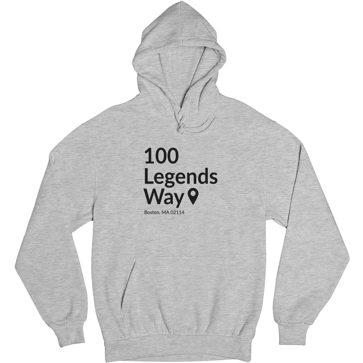 Boston Basketball Stadium  Unisex Hoodie | Gray