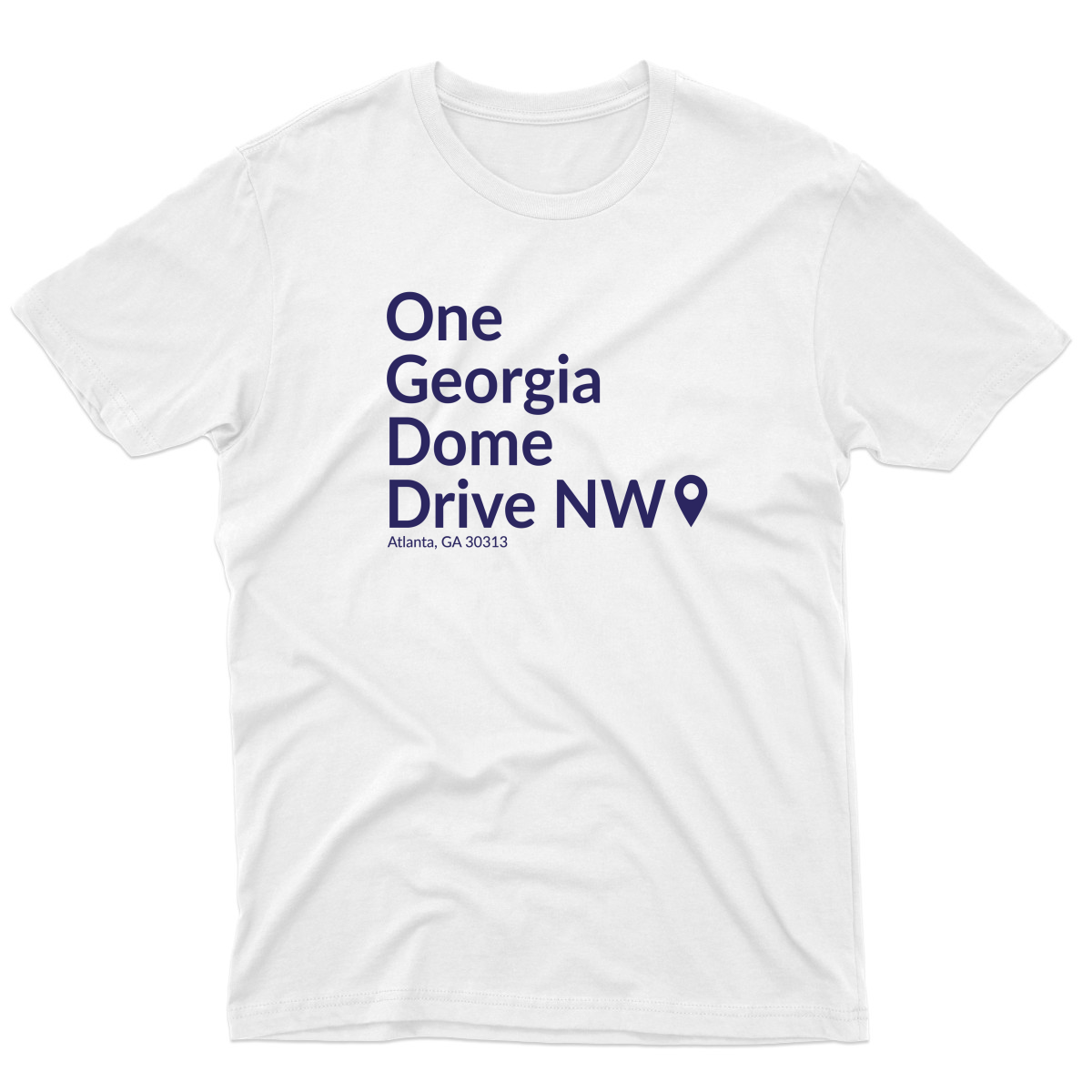 Atlanta Football Stadium Men's T-shirt | White