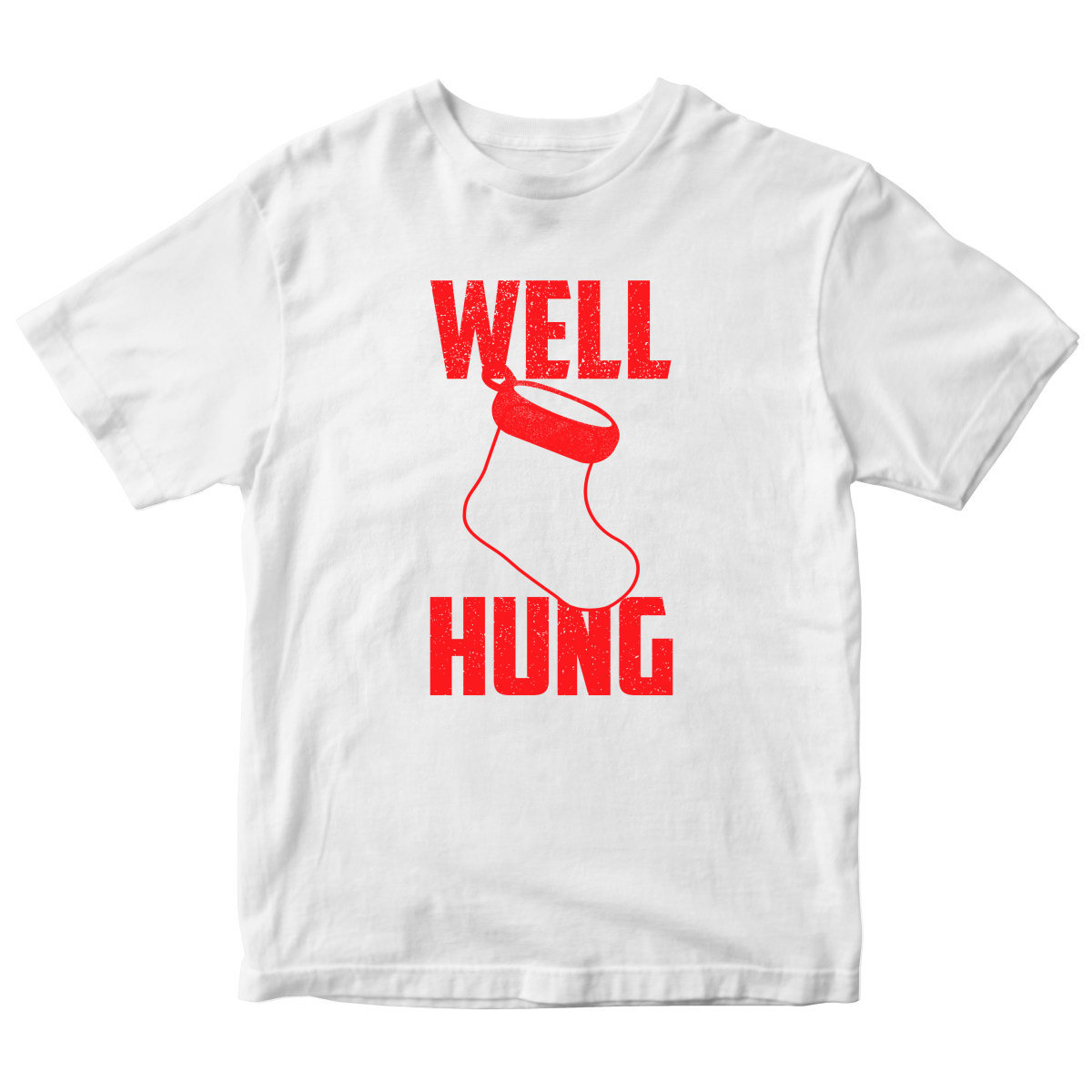 Well Hung Kids T-shirt | White