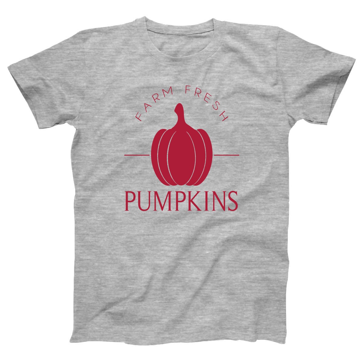 Farm Fresh Pumpkins Women's T-shirt | Gray