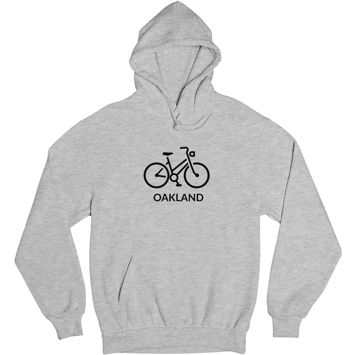 Bike Oakland Represent Unisex Hoodie | Gray