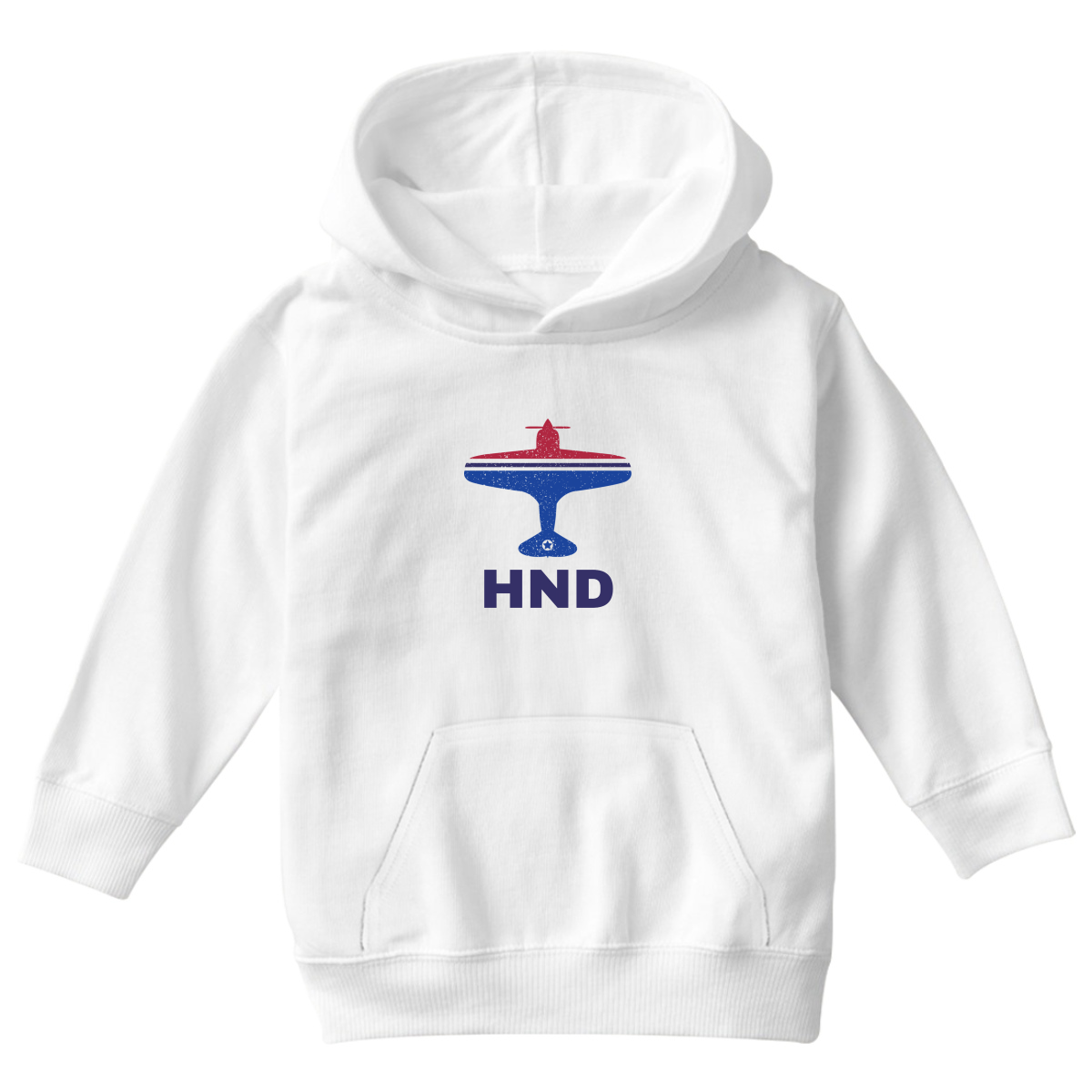 Fly Tokyo HND Airport  Kids Hoodie | White