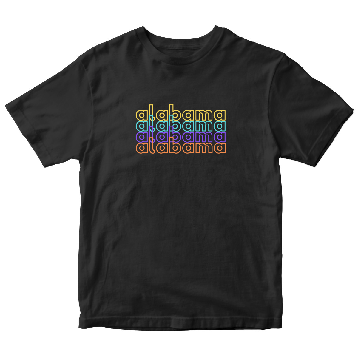 Alabama Kids T-shirt | Black